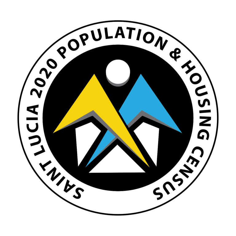 Census Main Page The Central Statistical Office Of Saint Lucia   Population Housing Census Logo Winner 768x768 